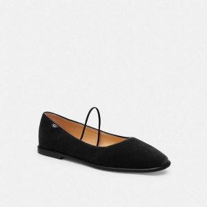 Black Women COACH® Emilia Mary Jane Loafers | 39245PZGO