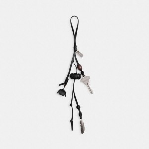 Black Women COACH® Heritage Bag Charms | 08593PTJG