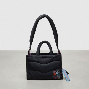 Black Women COACH® Topia Loop Mini Tote Tote Bags | 64879UHPS