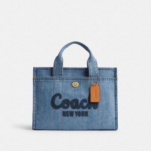 Blue Women COACH® Cargo Tote Bags | 80519GNSA