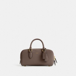 Brown Women COACH® Bowery Satchel 22 Tote Bags | 69178IHSG
