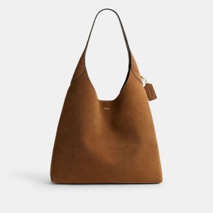 Brown Women COACH® Brooklyn 39 Shoulder Bag | 68421FSXL