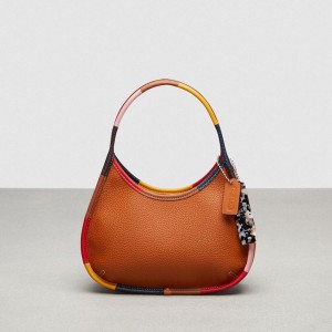Brown Women COACH® Ergo In Coachtopia Leather With Colorful Binding Tote Bags | 73416VLSO