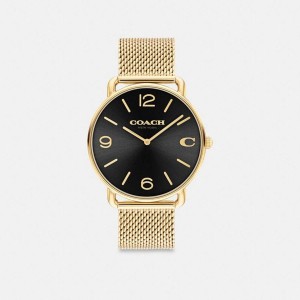 Gold Men COACH® Elliot, 41 Mm Watches | 61702ROAJ
