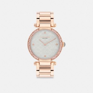 Gold Women COACH® Cary, 34 Mm Watches | 40329FVRE