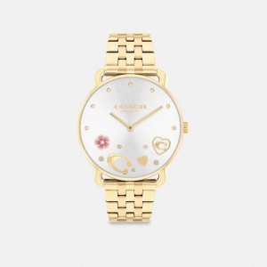 Gold Women COACH® Elliot, 36 Mm Watches | 26589DTAO