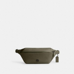 Green Men COACH® Hall Belt Bags | 15876STNP