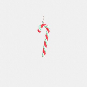 Pink Women COACH® Candy Cane Earring Jewelry | 96124OQBE