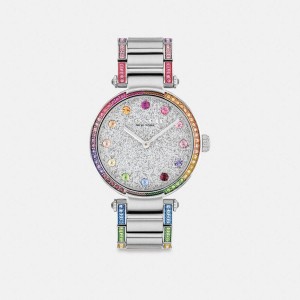 Silver Women COACH® Cary, 34 Mm Watches | 84903RGZS