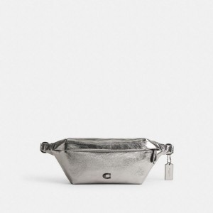 Silver Women COACH® Hall Belt Bags | 73286LPRY