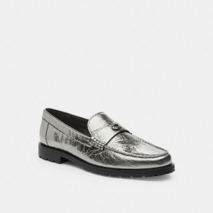 Silver Women COACH® Jocelyn Loafers | 67502LHKR