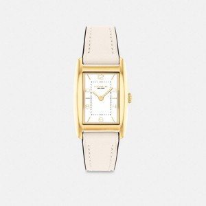White Women COACH® Reese, 24 Mm X 35 Mm Watches | 98532VHWI