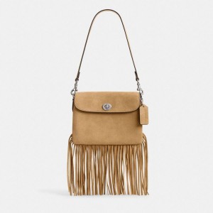 Yellow Women COACH® 1964 Fringe Crossbody Bag | 65038UDAX