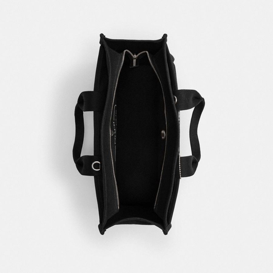 Black Men COACH® Cargo 42 Tote Bags | 50274EQYU