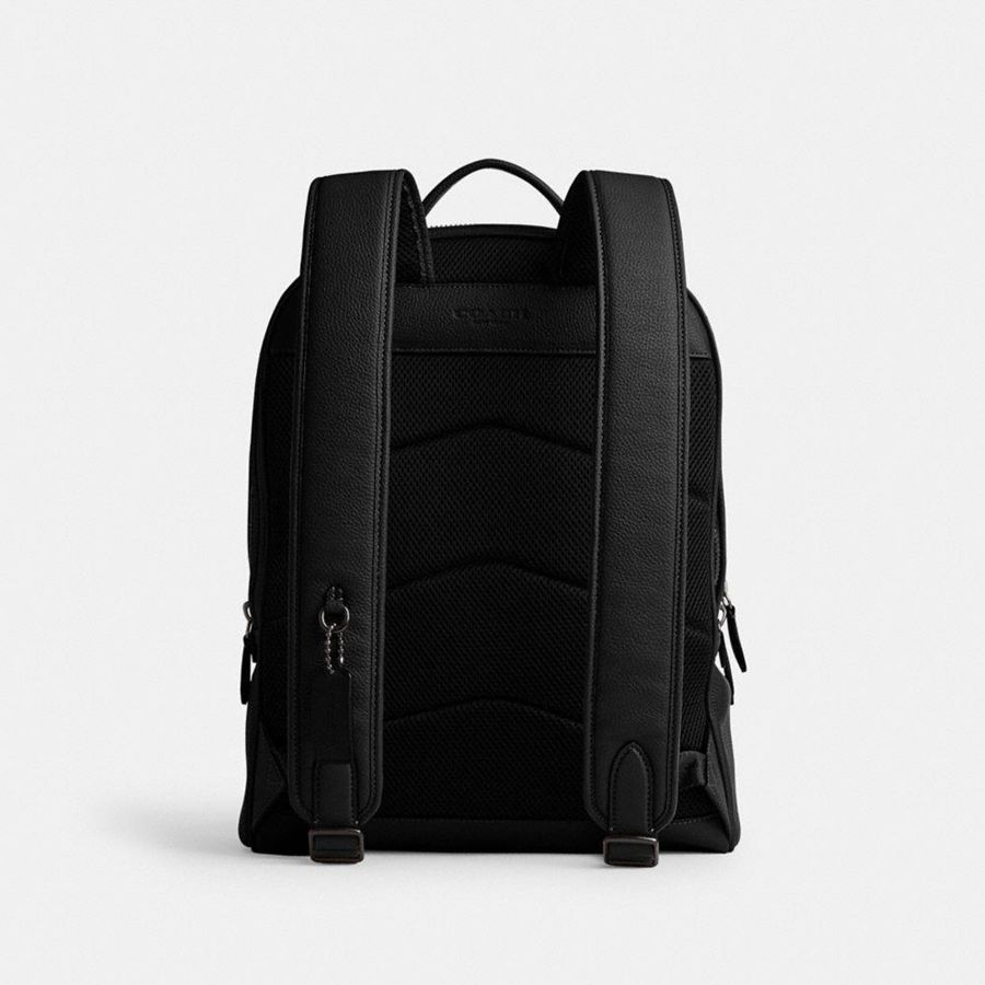 Black Men COACH® Charter Backpack | 83265AGBL