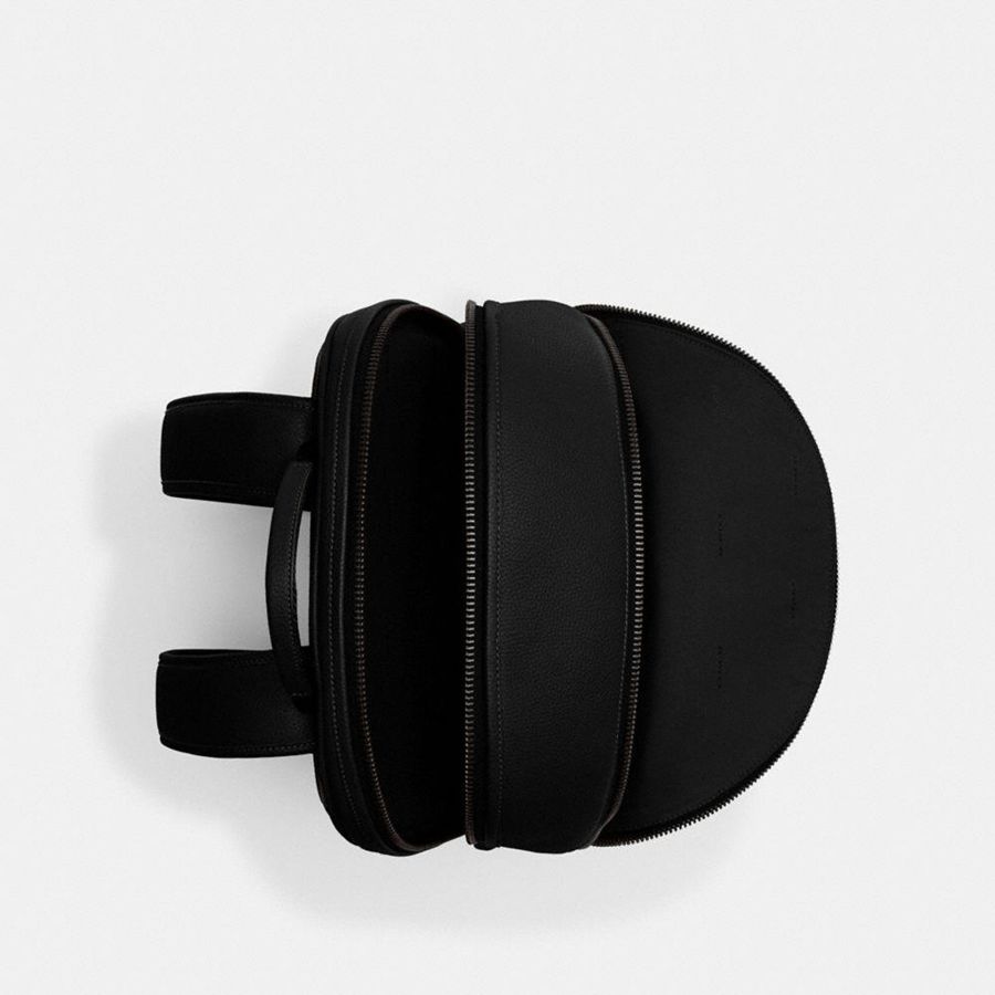 Black Men COACH® Charter Backpack | 83265AGBL