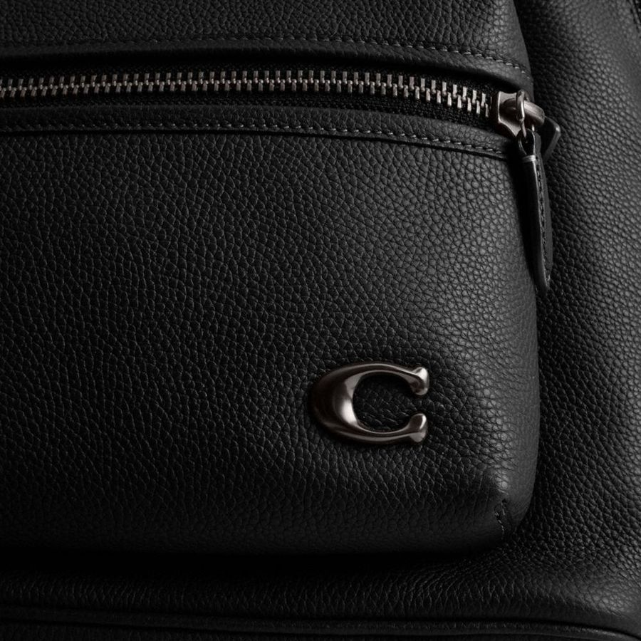 Black Men COACH® Charter Backpack | 83265AGBL