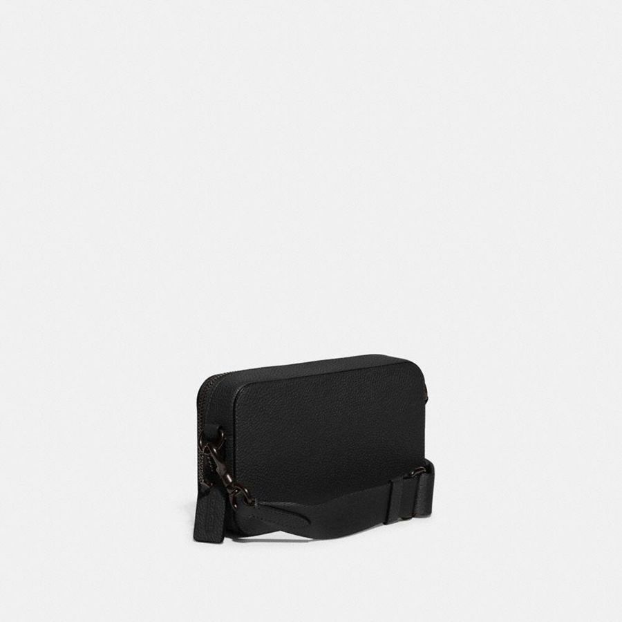 Black Men COACH® Charter Slim Crossbody Bag | 90783CBRS