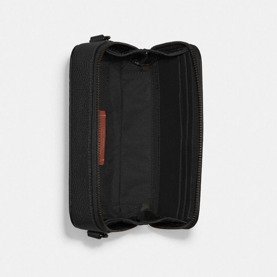 Black Men COACH® Charter Slim Crossbody Bag | 90783CBRS