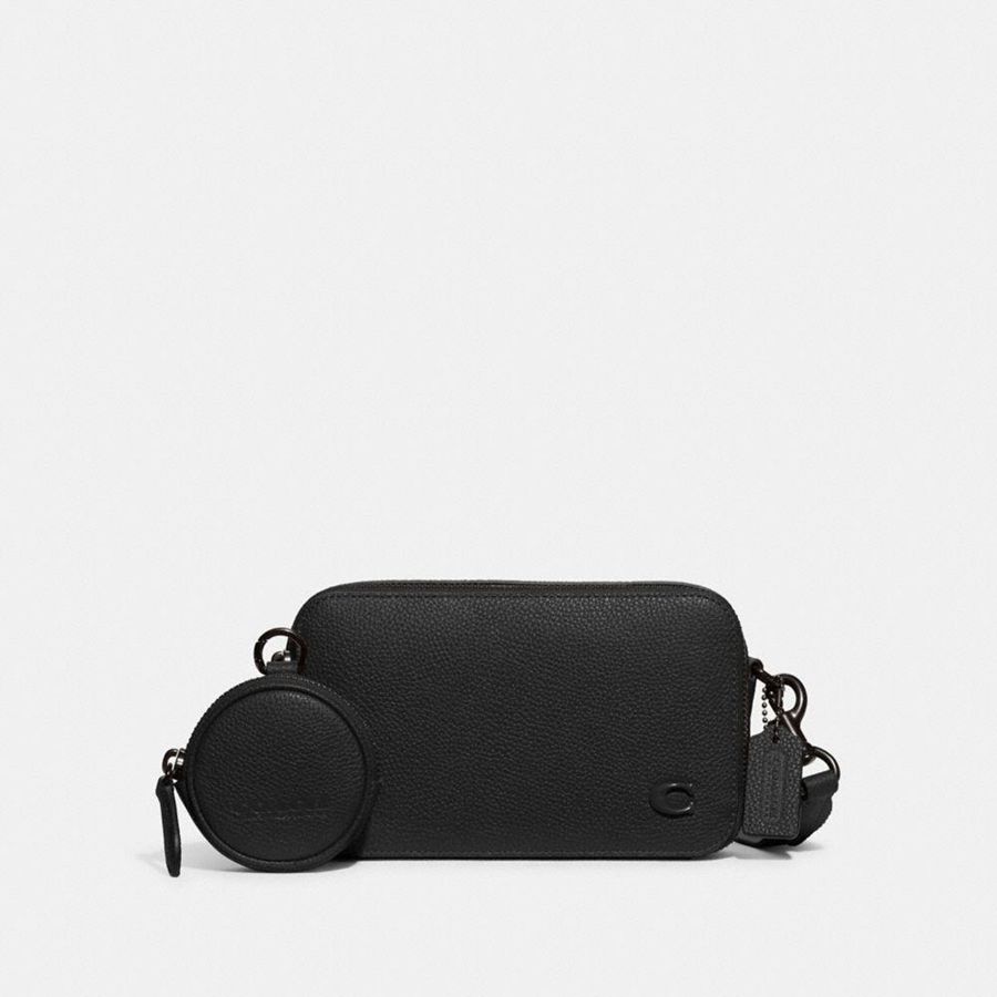 Black Men COACH® Charter Slim Crossbody Bag | 90783CBRS