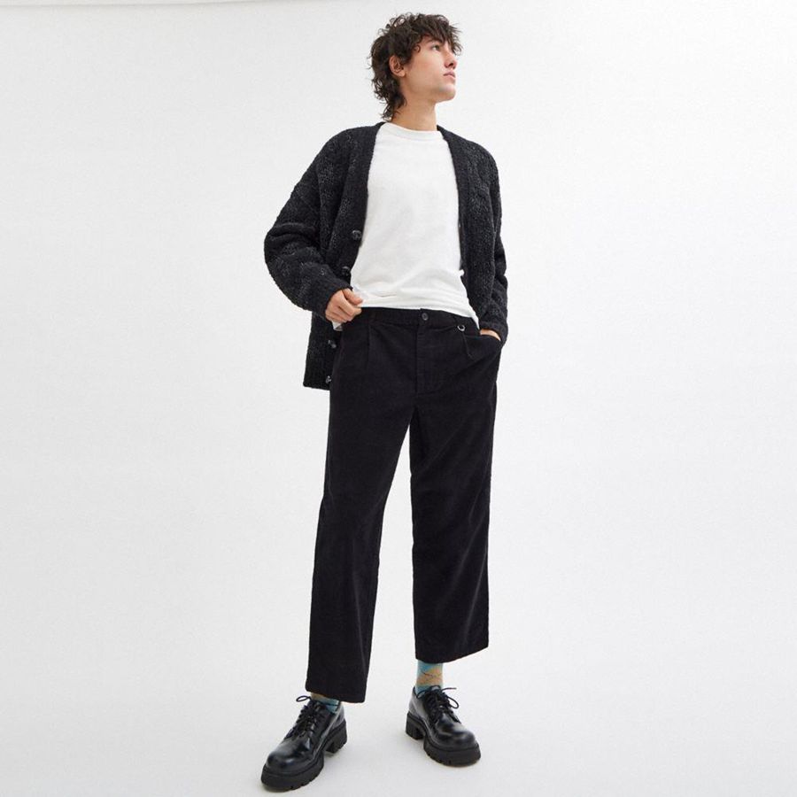 Black Men COACH® Corduroy Pants | 41286IHBF
