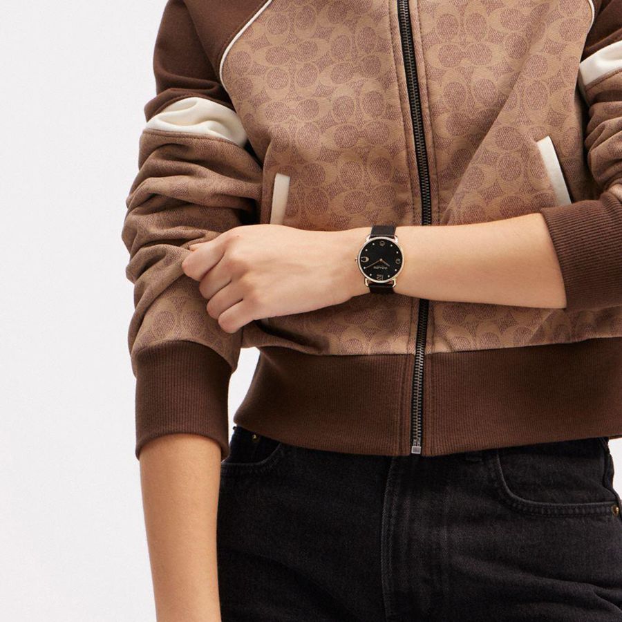 Black Men COACH® Elliot, 36 Mm Watches | 16925LAME