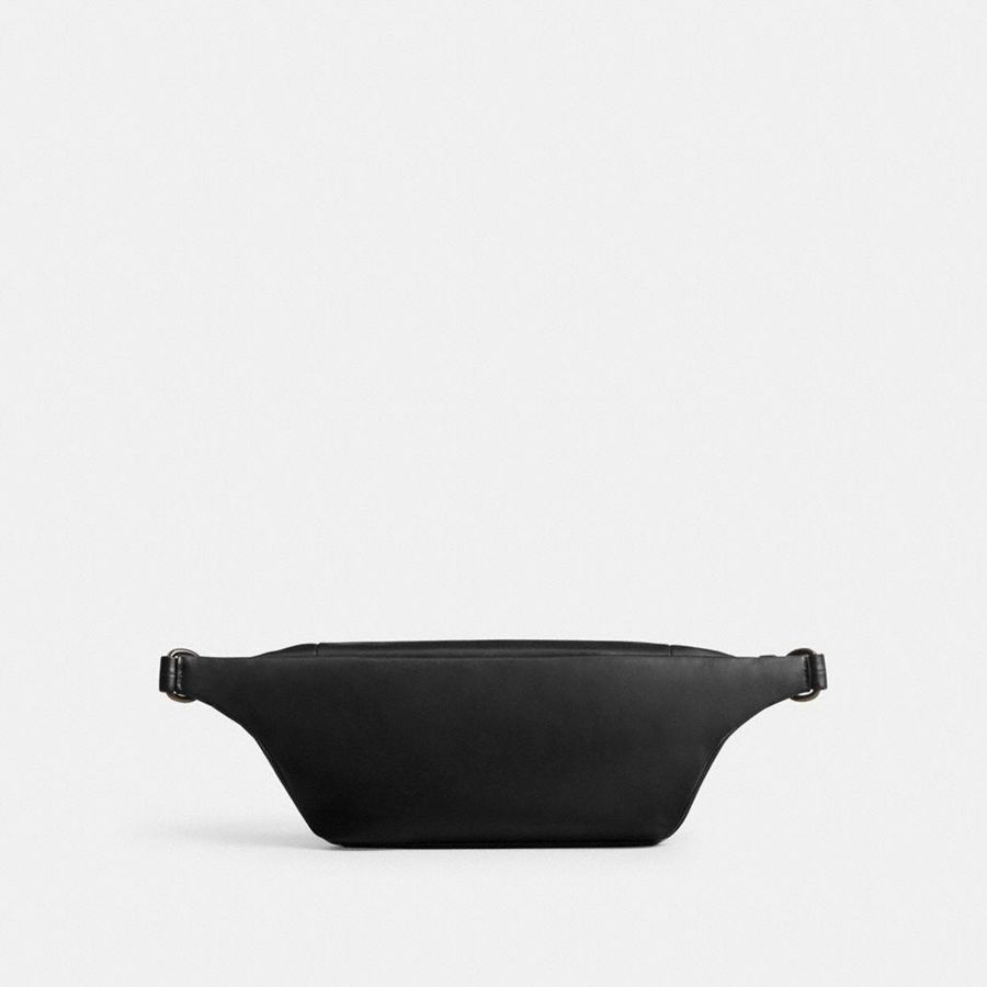 Black Men COACH® Hall Belt Bags | 87319QPUV
