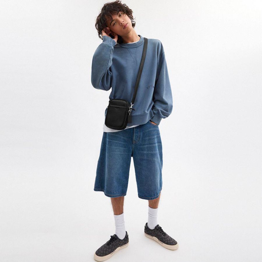 Black Men COACH® Hitch Crossbody Bag | 41739WNYP