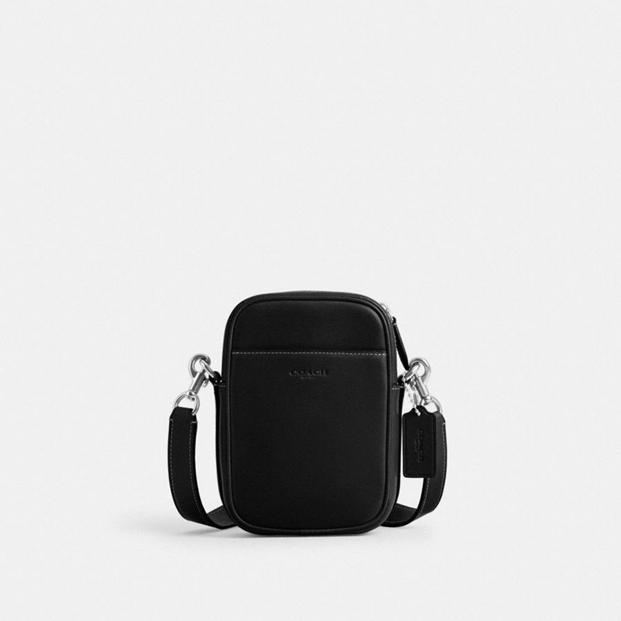 Black Men COACH® Hitch Crossbody Bag | 41739WNYP