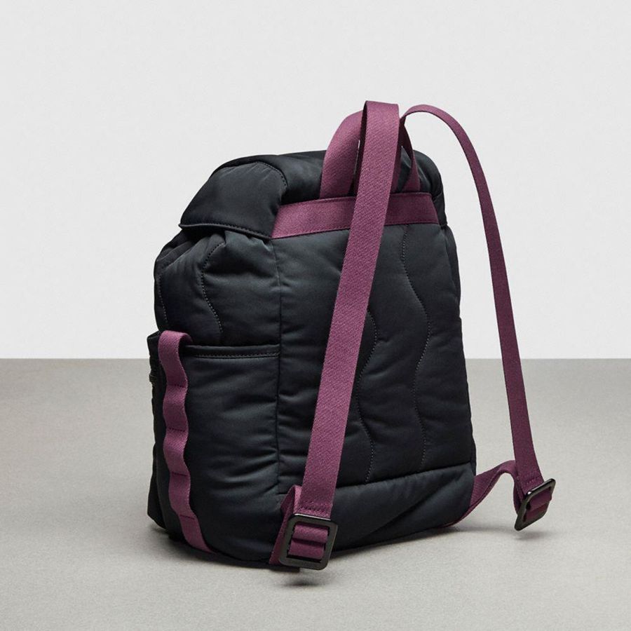 Black Men COACH® Topia Loop Mini Backpack | 10437ROLK