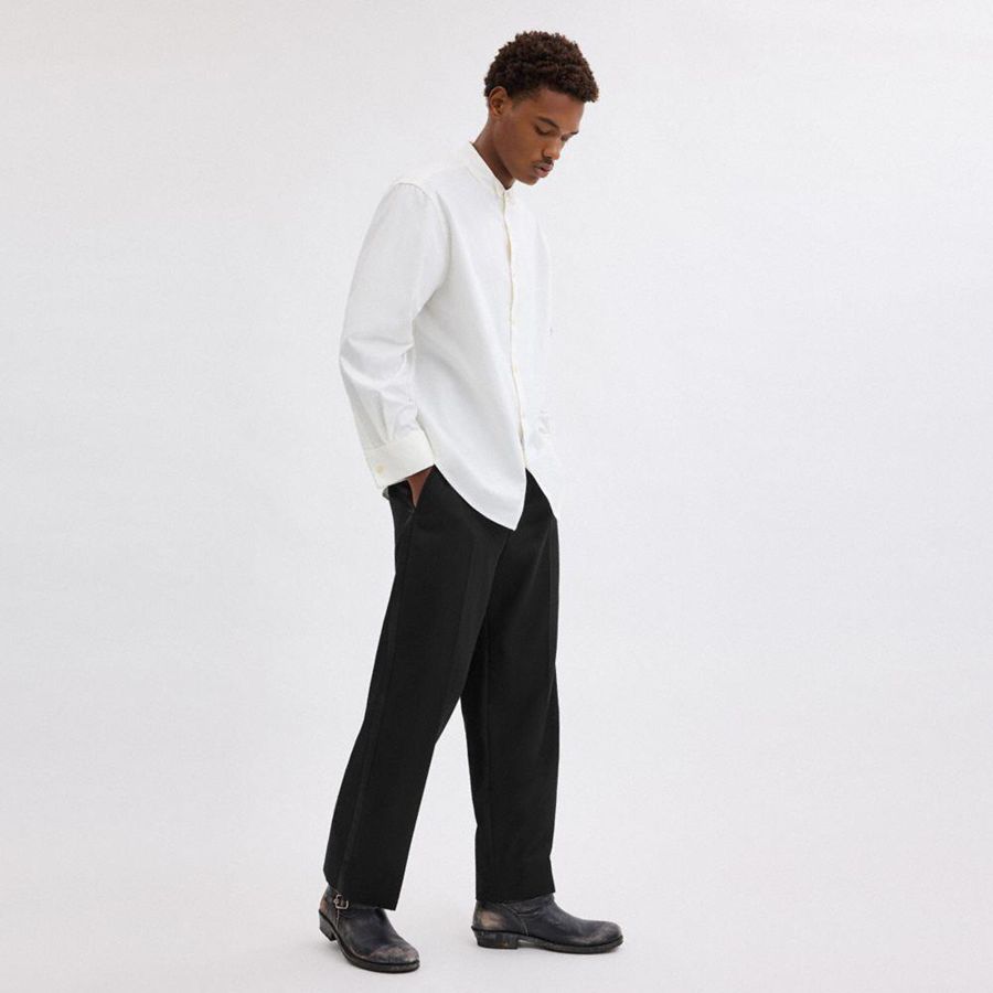 Black Men COACH® Tuxedo Pants | 12670ELJK