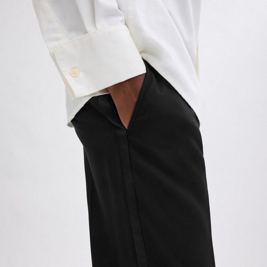 Black Men COACH® Tuxedo Pants | 12670ELJK