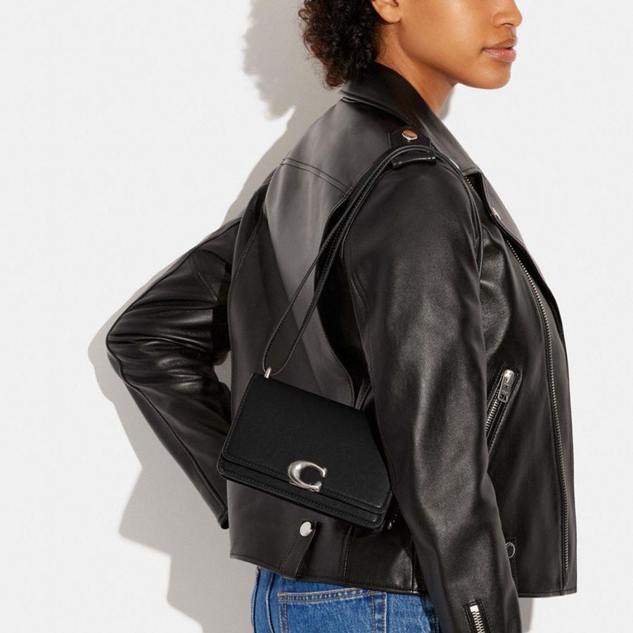 Black Women COACH® Bandit Crossbody Bag | 23089YBZK