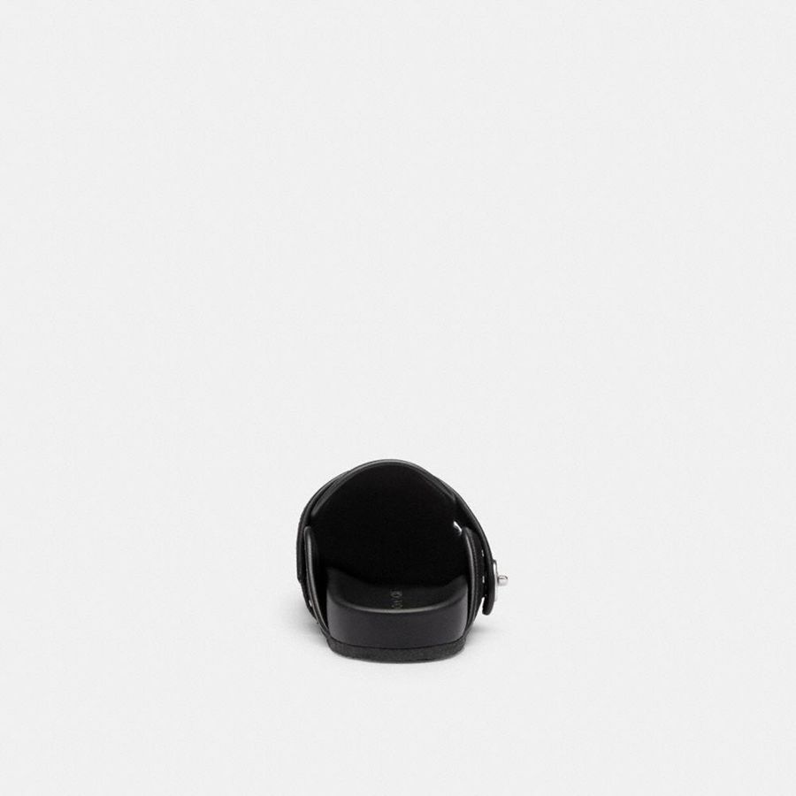 Black Women COACH® Blake Clog With Rivets Loafers | 79460XIFV