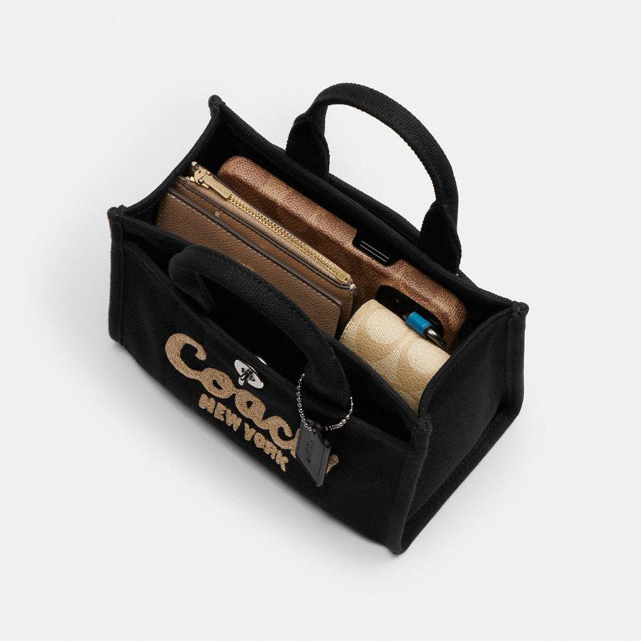 Black Women COACH® Cargo 20 Tote Bags | 25493AQRO