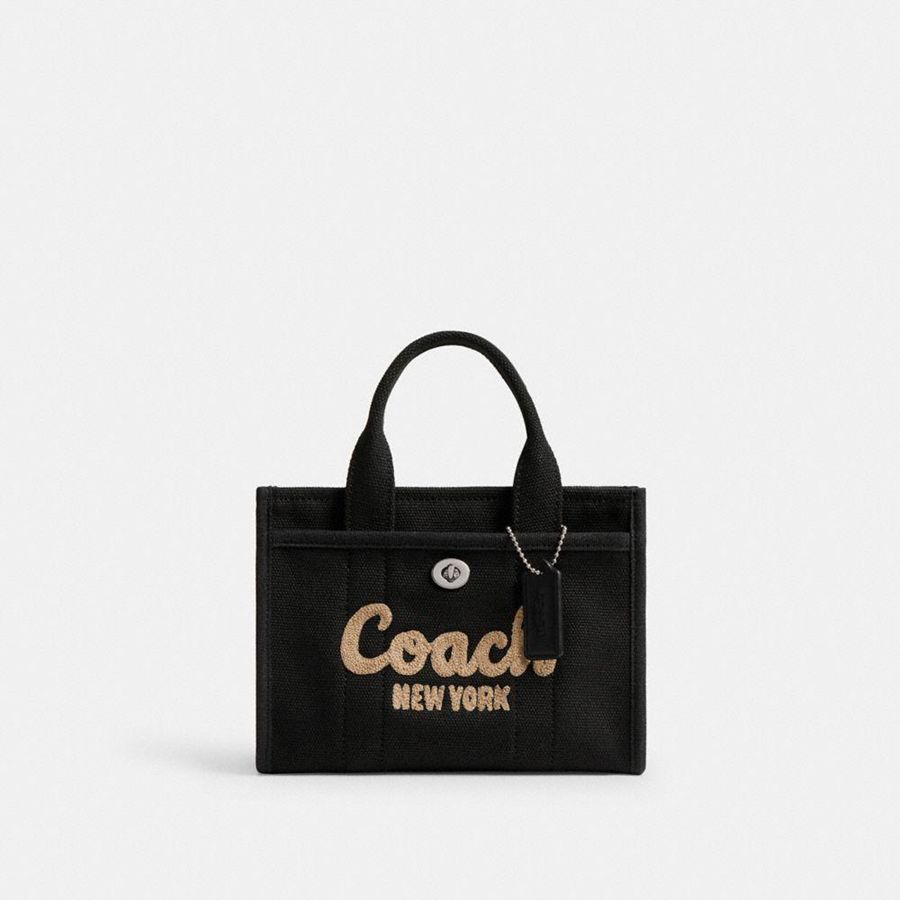 Black Women COACH® Cargo 20 Tote Bags | 25493AQRO