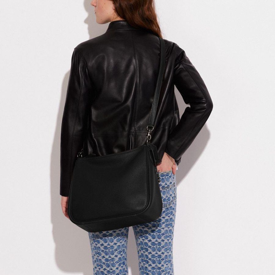 Black Women COACH® Cary Shoulder Bag | 96812FENC