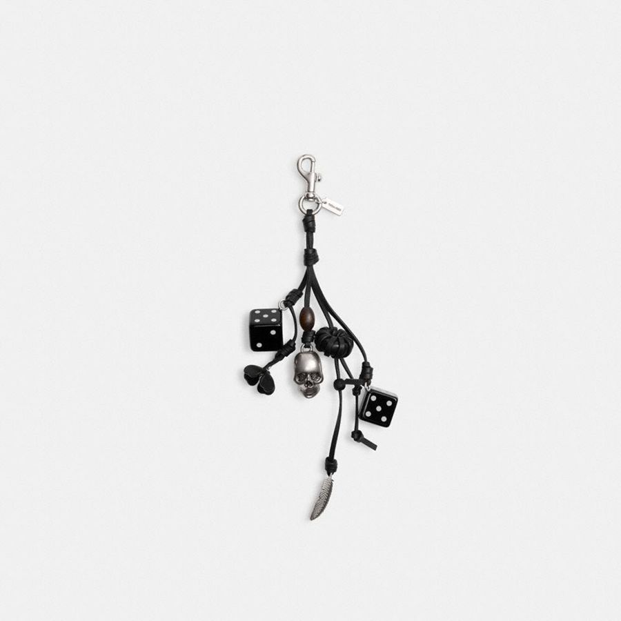 Black Women COACH® Cluster Dice Bag Charms | 28430QWYG