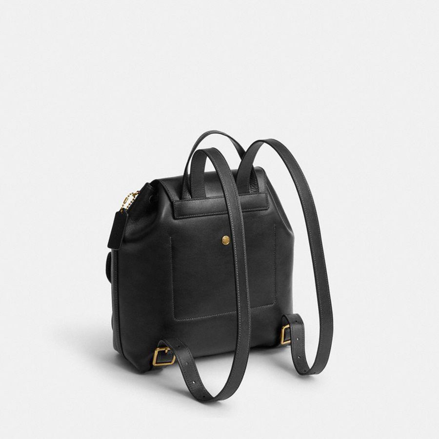 Black Women COACH® Crosby 28 Backpack | 28739CPLJ