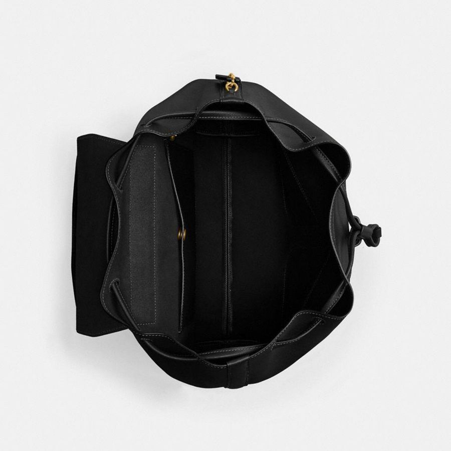 Black Women COACH® Crosby Backpack | 15830NAHK