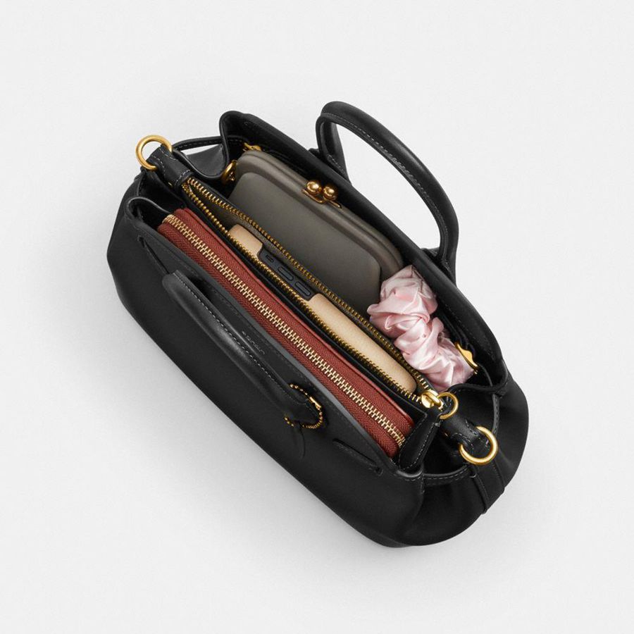 Black Women COACH® Empire Carryall 26 Tote Bags | 84957XLWS