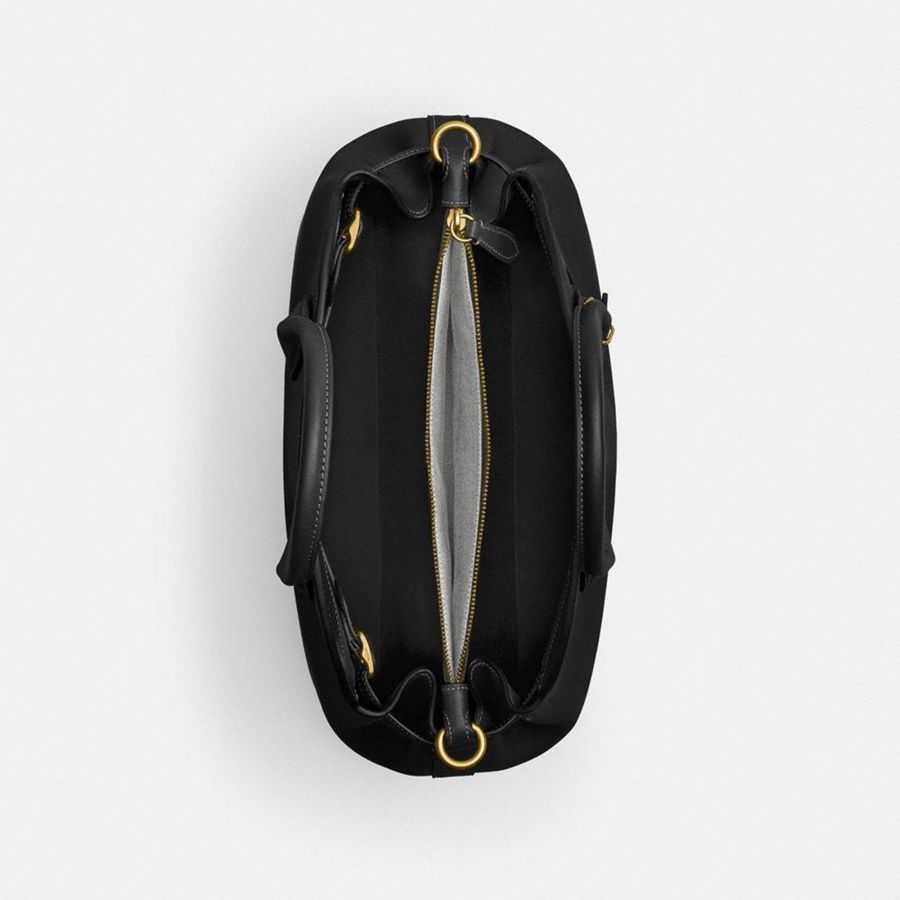 Black Women COACH® Empire Carryall 35 Tote Bags | 32019YUAV