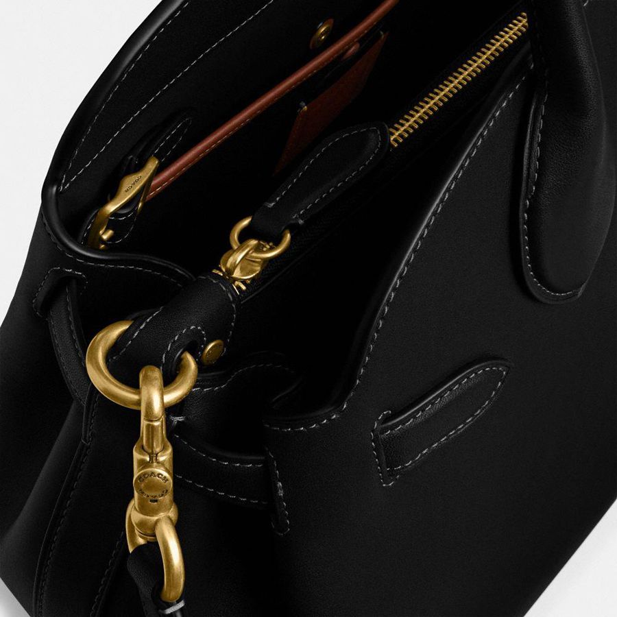 Black Women COACH® Empire Carryall 35 Tote Bags | 32019YUAV