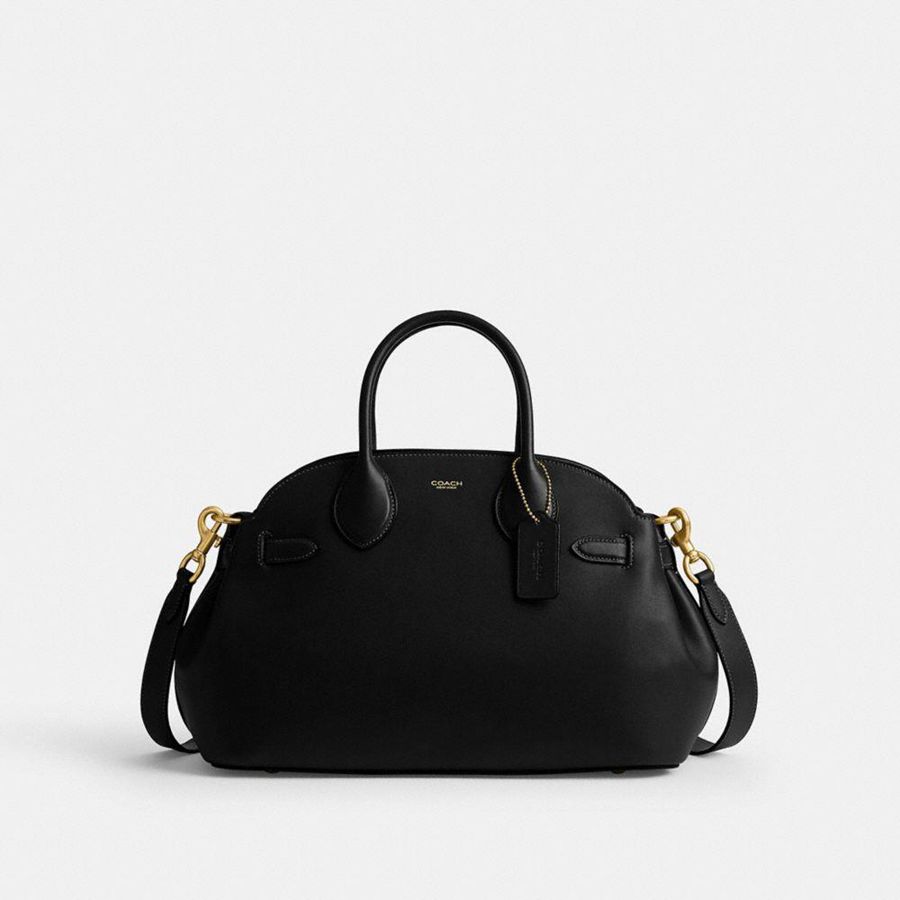 Black Women COACH® Empire Carryall 35 Tote Bags | 32019YUAV