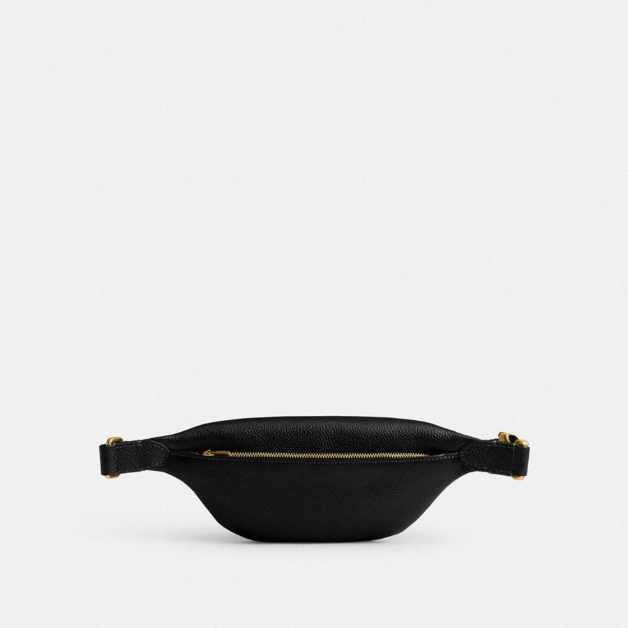 Black Women COACH® Essential Belt Bags | 31489OWMU