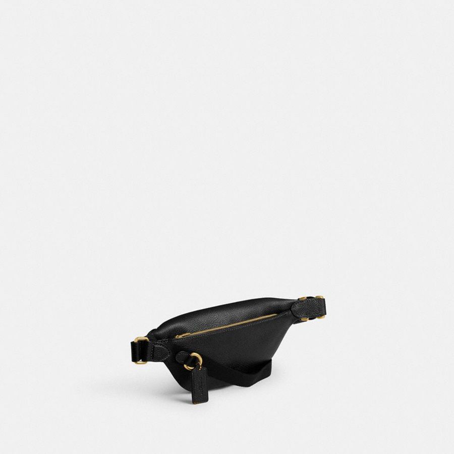Black Women COACH® Essential Belt Bags | 31489OWMU