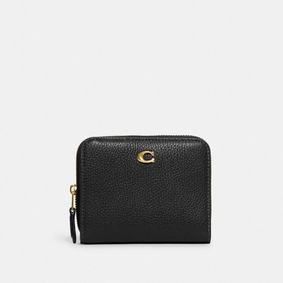 Black Women COACH® Essential Billfold Wallet | 13298KQSH