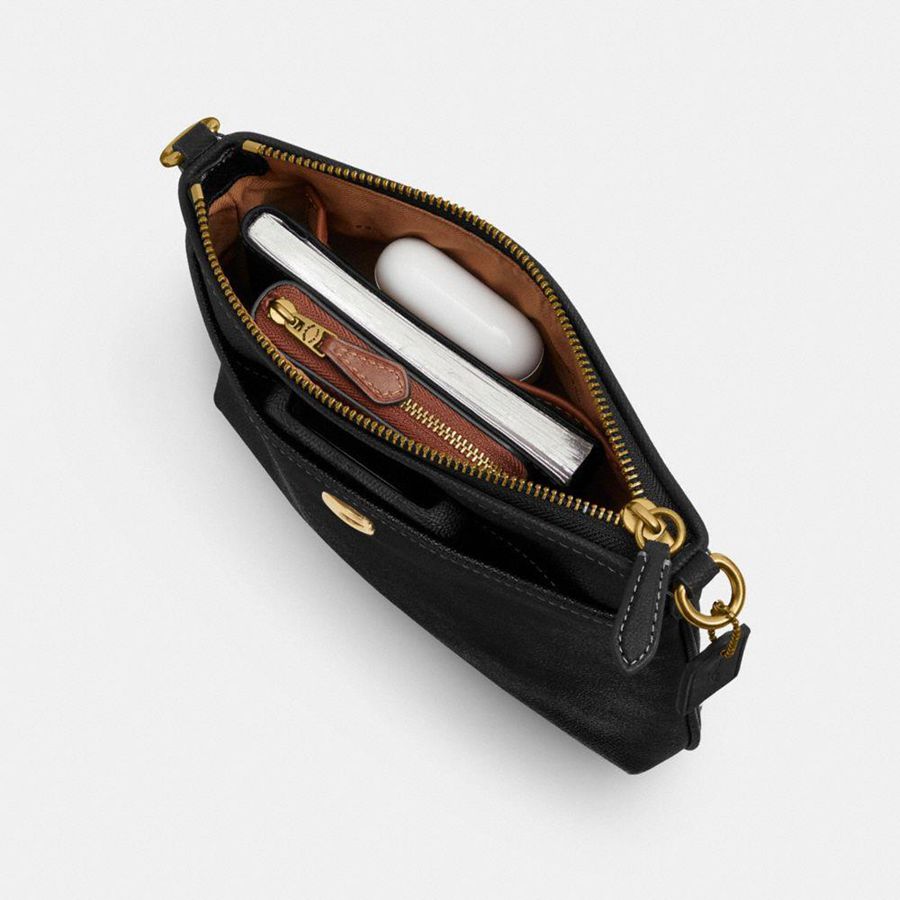 Black Women COACH® Kitt Messenger Crossbody Bag | 67312LGXS