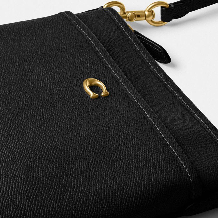Black Women COACH® Kitt Messenger Crossbody Bag | 67312LGXS
