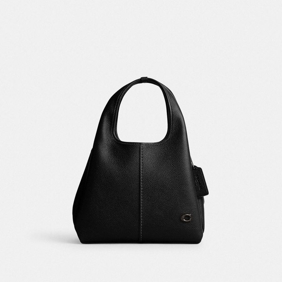 Black Women COACH® Lana Shoulder 23 Tote Bags | 50214LEDC